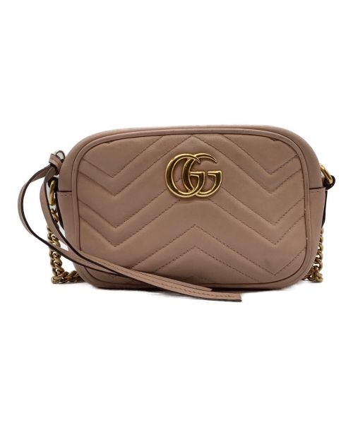 GUCCI（グッチ）GUCCI (グッチ) ショルダーバッグ ピンクの古着・服飾アイテム