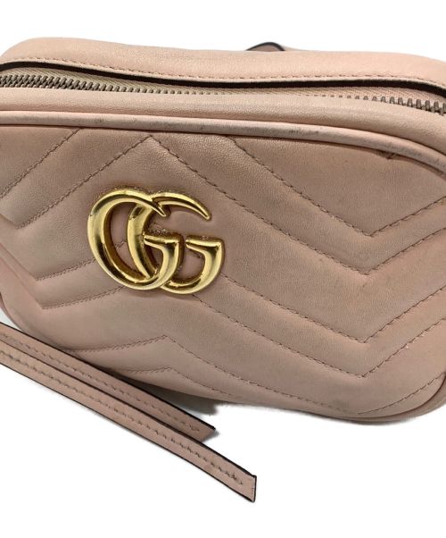 GUCCI（グッチ）GUCCI (グッチ) ショルダーバッグ ピンクの古着・服飾アイテム
