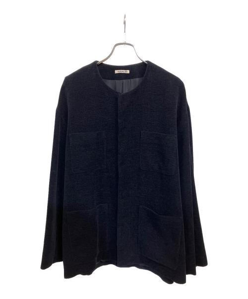 AURALEE（オーラリー）AURALEE (オーラリー) WOOL COTTON MOAL BLOUSON ネイビー サイズ:SIZE 1の古着・服飾アイテム