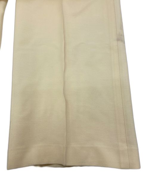 HERMES（エルメス）HERMES (エルメス) ローウエストタックパンツ ベージュ サイズ:34の古着・服飾アイテム