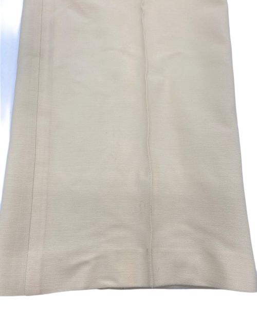 HERMES（エルメス）HERMES (エルメス) ローウエストタックパンツ ベージュ サイズ:34の古着・服飾アイテム