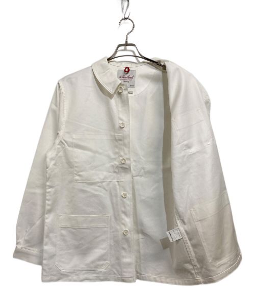 Le Sans Pareil（ル サン パレイユ）Le Sans Pareil (ル サン パレイユ) コットンツイル トラディショナルカバーオール ホワイト サイズ:SIZE　42の古着・服飾アイテム
