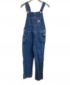 CarHarttカーハート）の古着「BIB OVERALL STRAIGHT」｜ブルー