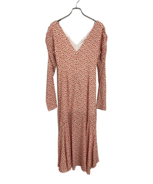 eimy istoire（エイミーイストワール）eimy istoire (エイミーイストワール) Stormi flower ギャザーOP レッド サイズ:SIZE M 未使用品の古着・服飾アイテム