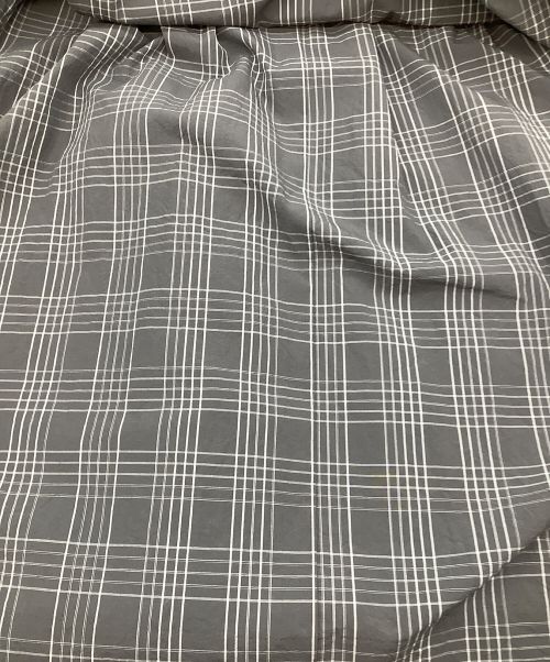 MACKINTOSH LONDON（マッキントッシュ ロンドン）MACKINTOSH LONDON (マッキントッシュ ロンドン) ラインチェックコットンワンピース グレー サイズ:SIZE 44 未使用品の古着・服飾アイテム