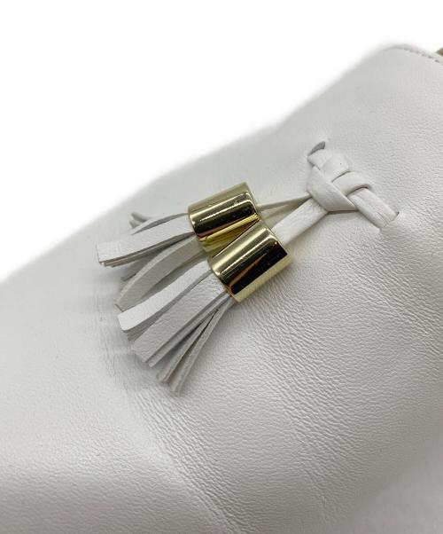 卑弥呼（ヒミコ）卑弥呼 (ヒミコ) 軽量タッセルローファー ホワイト サイズ:25cmの古着・服飾アイテム