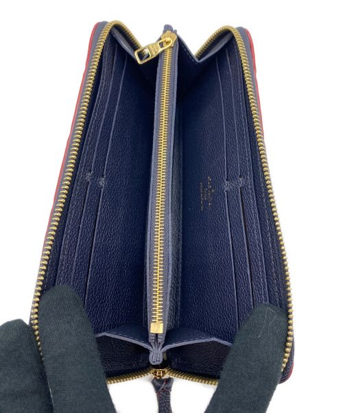 LOUIS VUITTON（ルイ ヴィトン）LOUIS VUITTON (ルイ ヴィトン) ラウンドファスナー財布 ネイビーの古着・服飾アイテム