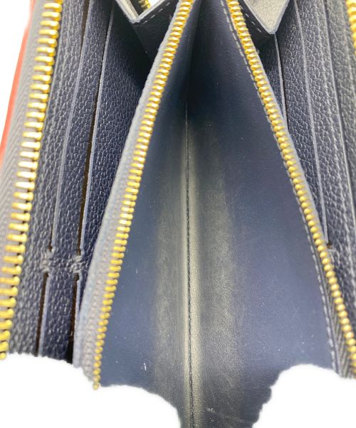 LOUIS VUITTON（ルイ ヴィトン）LOUIS VUITTON (ルイ ヴィトン) ラウンドファスナー財布 ネイビーの古着・服飾アイテム