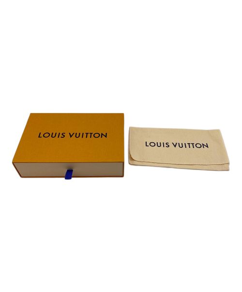 LOUIS VUITTON（ルイ ヴィトン）LOUIS VUITTON (ルイ ヴィトン) ラウンドファスナー財布 ネイビーの古着・服飾アイテム