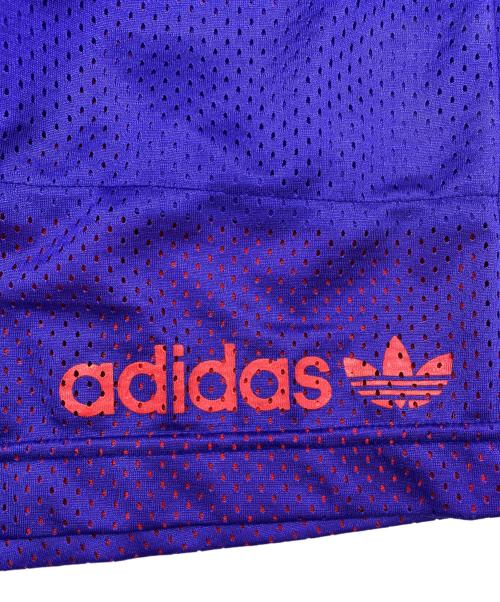 adidas（アディダス）adidas (アディダス) 80's リバーシブル バスケパンツ レッド×パープル サイズ:SIZE Lの古着・服飾アイテム