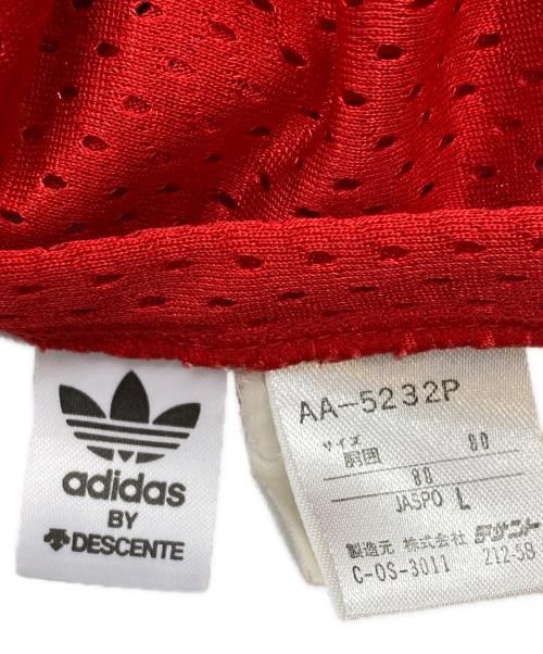 adidas（アディダス）adidas (アディダス) 80's リバーシブル バスケパンツ レッド×パープル サイズ:SIZE Lの古着・服飾アイテム