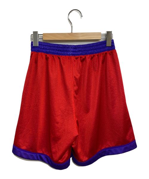 adidas（アディダス）adidas (アディダス) 80's リバーシブル バスケパンツ レッド×パープル サイズ:SIZE Lの古着・服飾アイテム