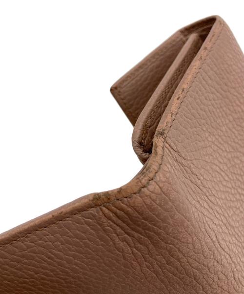 GUCCI（グッチ）GUCCI (グッチ) 3つ折り財布 GGマーモント ピンクの古着・服飾アイテム