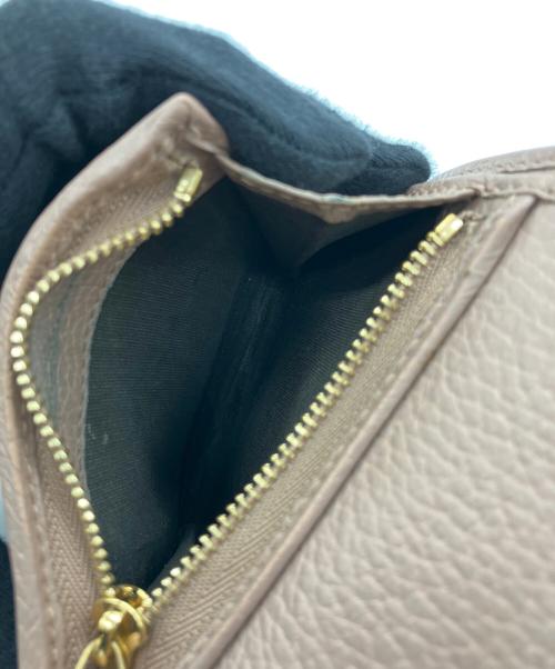 GUCCI（グッチ）GUCCI (グッチ) 3つ折り財布 GGマーモント ピンクの古着・服飾アイテム