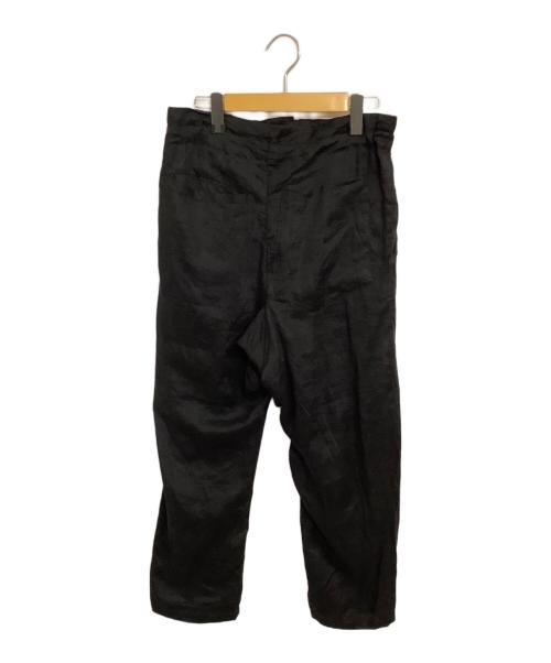 MONITALY（モニタリー）MONITALY (モニタリー) リネンイージーパンツ ブラック サイズ:US XXSの古着・服飾アイテム