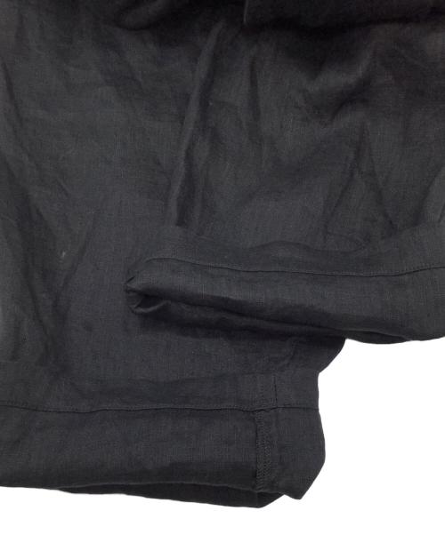 MONITALY（モニタリー）MONITALY (モニタリー) リネンイージーパンツ ブラック サイズ:US XXSの古着・服飾アイテム