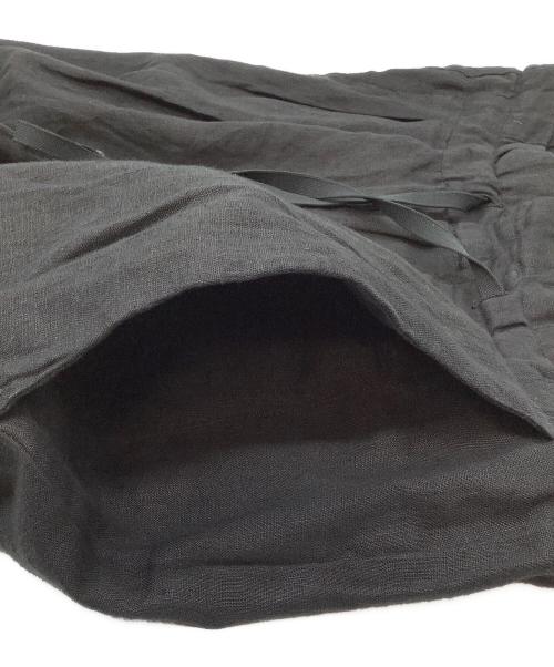 MONITALY（モニタリー）MONITALY (モニタリー) リネンイージーパンツ ブラック サイズ:US XXSの古着・服飾アイテム