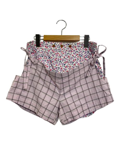 Vivienne Westwood RED LABEL（ヴィヴィアンウエストウッドレッドレーベル）Vivienne Westwood RED LABEL (ヴィヴィアンウエストウッドレッドレーベル) レイヤードショーツ ピンク サイズ:SIZE 40の古着・服飾アイテム
