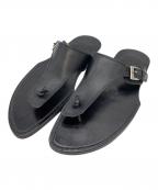 KATHARINE HAMNETTキャサリンハムネット）の古着「サンダル」｜ブラック