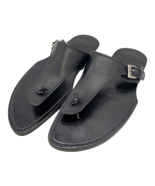 KATHARINE HAMNETT（キャサリンハムネット）KATHARINE HAMNETT (キャサリンハムネット) サンダル ブラック サイズ:Lの古着・服飾アイテム