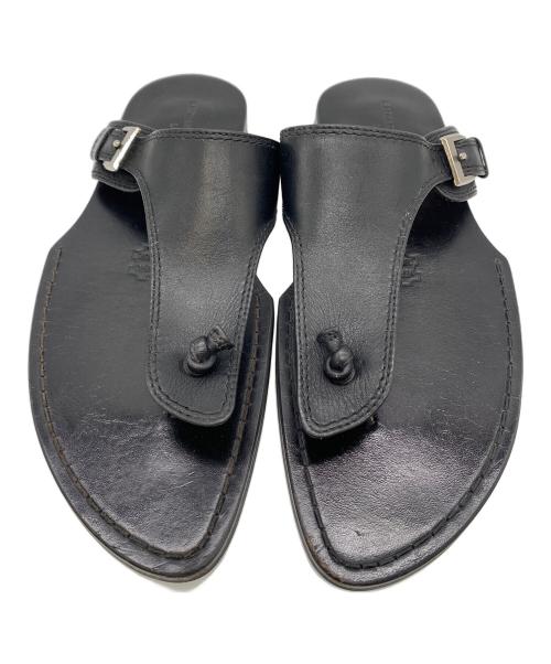 KATHARINE HAMNETT（キャサリンハムネット）KATHARINE HAMNETT (キャサリンハムネット) サンダル ブラック サイズ:Lの古着・服飾アイテム