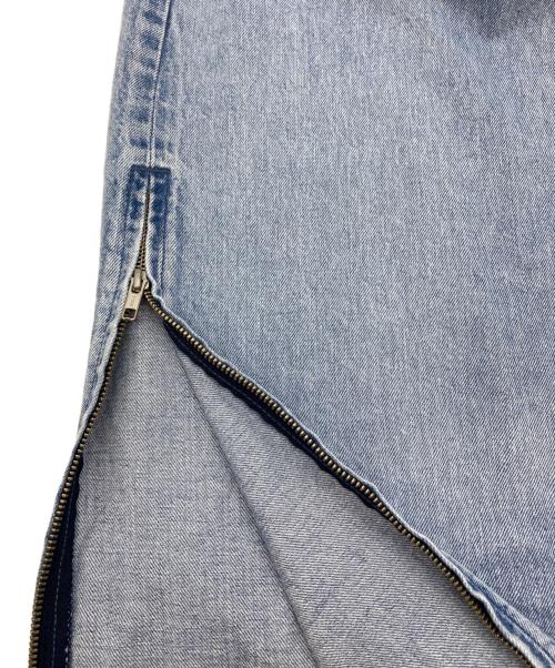 EDWIN（エドウィン）EDWIN (エドウィン) ETRE TOKYO (エトレトウキョウ) COREデニム ハイライズサススカート ライトブルー サイズ:Mの古着・服飾アイテム