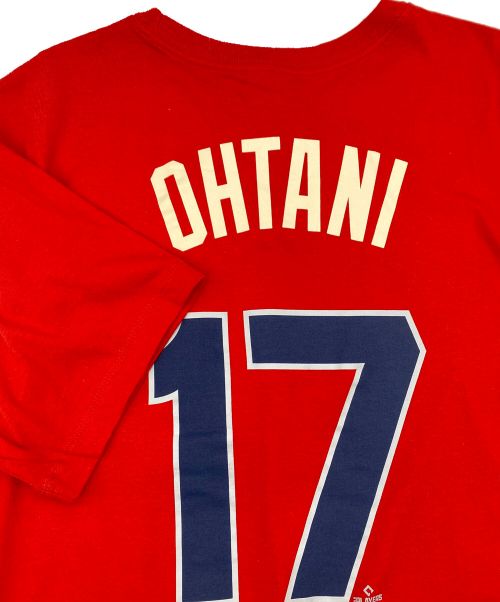 ロサンゼルス・エンゼルス（ロサンゼルス・エンゼルス）ロサンゼルス・エンゼルス (マジェスティック) NIKE (ナイキ) MLB シティコネクトTシャツ 大谷翔平 レッド サイズ:US L 未使用品の古着・服飾アイテム