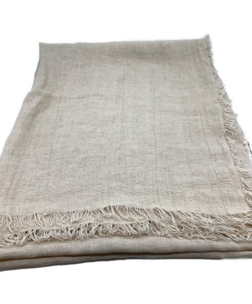 ASAUCE MELER（アソースメレ）ASAUCE MELER (アソースメレ) リネンストール ベージュの古着・服飾アイテム