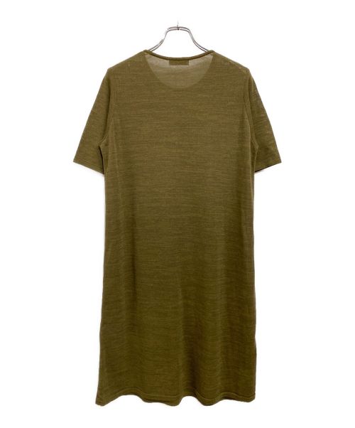 FUGA FUGA（フーガフーガ）FUGA FUGA (フーガフーガ) サークル柄 サマーニットワンピース カーキ サイズ:SIZE FREEの古着・服飾アイテム