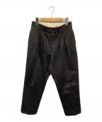 NEATニート）の古着「コットンツイル2タックパンツ」｜ブラック