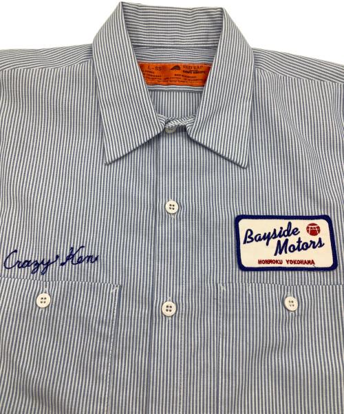 RED KAP（レッド キャップ）RED KAP (レッド キャップ) クレイジーケンバンド ワークシャツ ブルーストライプ サイズ:US(L)の古着・服飾アイテム