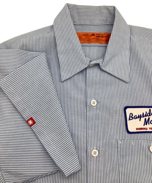 RED KAP（レッド キャップ）RED KAP (レッド キャップ) クレイジーケンバンド ワークシャツ ブルーストライプ サイズ:US(L)の古着・服飾アイテム