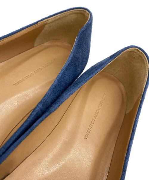 23区（ニジュウサンク）23区 (ニジュウサンク) ボロネーゼローファー ブルー サイズ:23.5ｃｍ 未使用品の古着・服飾アイテム