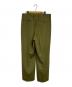 AURALEE (オーラリー) LIGHT WOOL MAX GABARDINE SLACKS オリーブ サイズ:SIZE 5：18000円