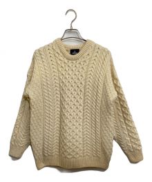 aran WOOLLEN MILLS（アラン ウーレンミルズ）の古着「アイリッシュウール アランセーター」｜アイボリー