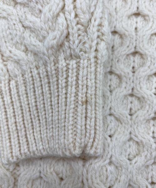 aran WOOLLEN MILLS（アラン ウーレンミルズ）aran WOOLLEN MILLS (アラン ウーレンミルズ) アイリッシュウール アランセーター アイボリー サイズ:XS(UK)の古着・服飾アイテム
