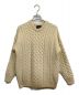 aran WOOLLEN MILLS（アラン ウーレンミルズ）の古着「アイリッシュウール アランセーター」｜アイボリー