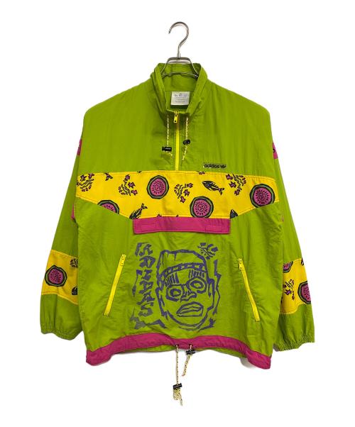 adidas Originals（アディダスオリジナル）adidas Originals (アディダスオリジナル) 80's アノラックジャケット グリーン系クレイジーカラー サイズ:SIZE D6の古着・服飾アイテム