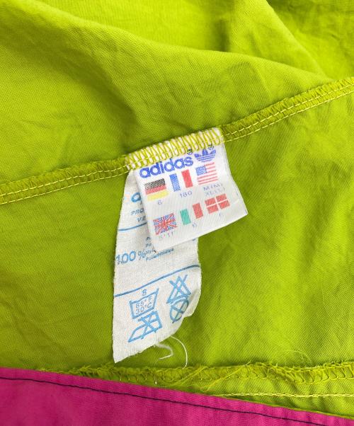 adidas Originals（アディダスオリジナル）adidas Originals (アディダスオリジナル) 80's アノラックジャケット グリーン系クレイジーカラー サイズ:SIZE D6の古着・服飾アイテム