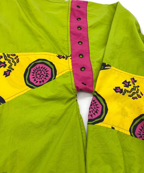 adidas Originals（アディダスオリジナル）adidas Originals (アディダスオリジナル) 80's アノラックジャケット グリーン系クレイジーカラー サイズ:SIZE D6の古着・服飾アイテム