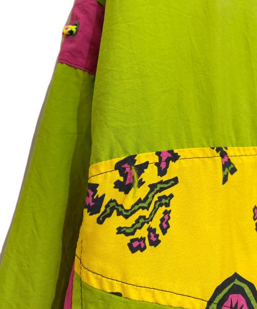 adidas Originals（アディダスオリジナル）adidas Originals (アディダスオリジナル) 80's アノラックジャケット グリーン系クレイジーカラー サイズ:SIZE D6の古着・服飾アイテム