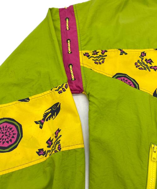 adidas Originals（アディダスオリジナル）adidas Originals (アディダスオリジナル) 80's アノラックジャケット グリーン系クレイジーカラー サイズ:SIZE D6の古着・服飾アイテム