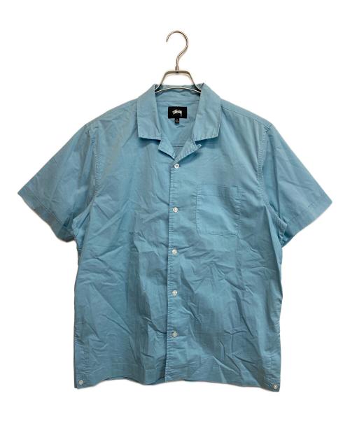 stussy（ステューシー）stussy (ステューシー) Hellshire Bowlimg Shirt ブルー サイズ:SIZE Lの古着・服飾アイテム