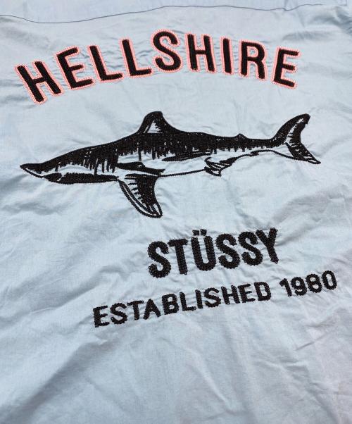 stussy（ステューシー）stussy (ステューシー) Hellshire Bowlimg Shirt ブルー サイズ:SIZE Lの古着・服飾アイテム