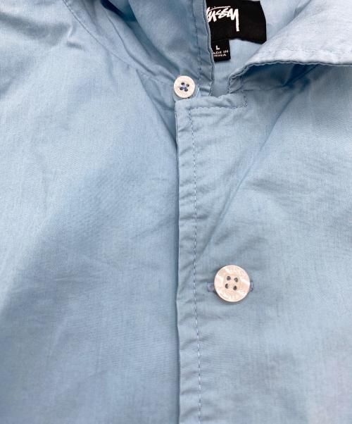 stussy（ステューシー）stussy (ステューシー) Hellshire Bowlimg Shirt ブルー サイズ:SIZE Lの古着・服飾アイテム