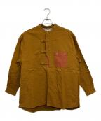 WHITE MOUNTAINEERINGホワイトマウンテ二アニング）の古着「スモックシャツ」｜ブラウン