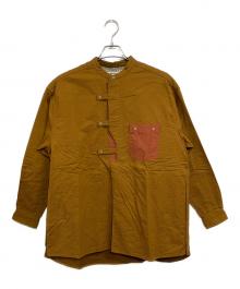 WHITE MOUNTAINEERING（ホワイトマウンテ二アニング）の古着「スモックシャツ」｜ブラウン