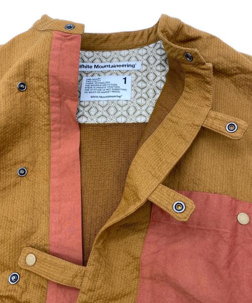 WHITE MOUNTAINEERING（ホワイトマウンテ二アニング）WHITE MOUNTAINEERING (ホワイトマウンテ二アニング) スモックシャツ ブラウン サイズ:1の古着・服飾アイテム
