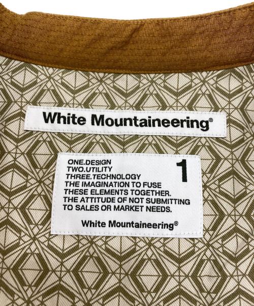 WHITE MOUNTAINEERING（ホワイトマウンテ二アニング）WHITE MOUNTAINEERING (ホワイトマウンテ二アニング) スモックシャツ ブラウン サイズ:1の古着・服飾アイテム