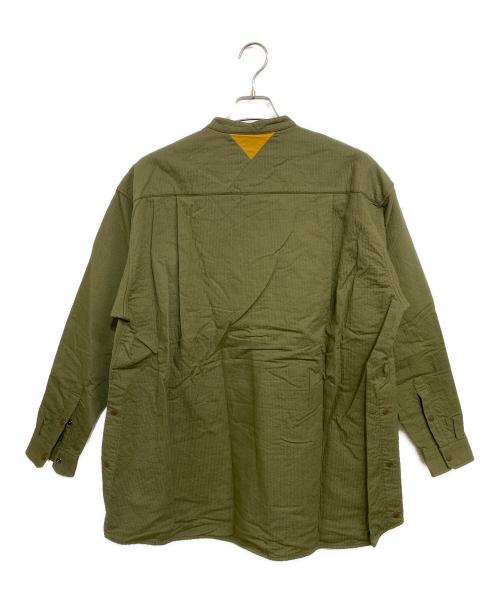 WHITE MOUNTAINEERING（ホワイトマウンテ二アニング）WHITE MOUNTAINEERING (ホワイトマウンテ二アニング) スモックシャツ グリーン サイズ:1の古着・服飾アイテム